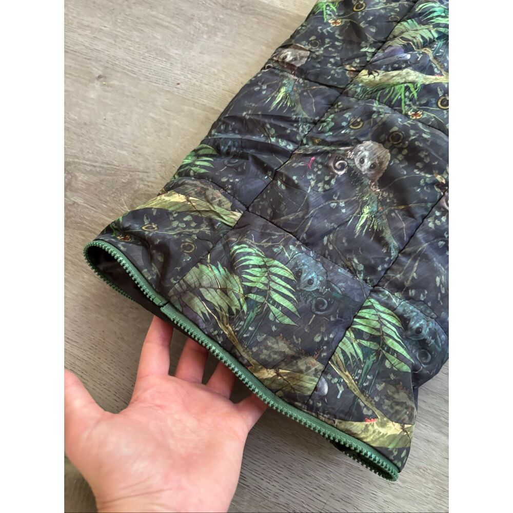 Selk Bag Lite Recycled Wearable Sleeping Bag - Rainforest Print Sz XL - Picture 3 of 7